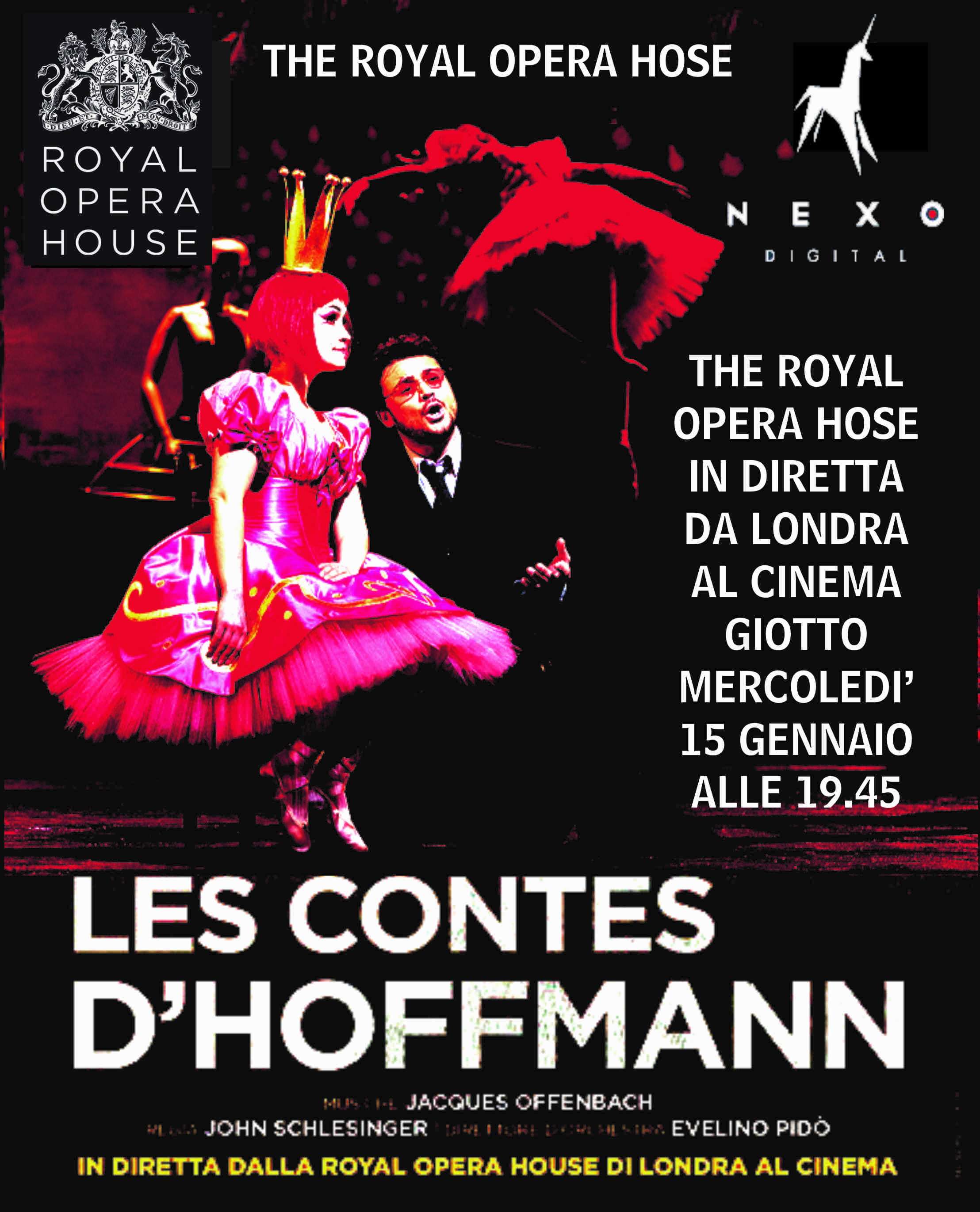 LES CONTES D'HOFFMANN in diretta dall' Opera House di Londra